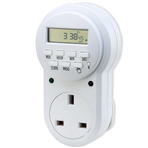 Best UK Weekly Digital Programmable AC Plug in Timer Light Timer