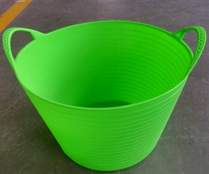 12L Household Soft Folding Plastic Cleaning Bucket Tub with Heavy Duty