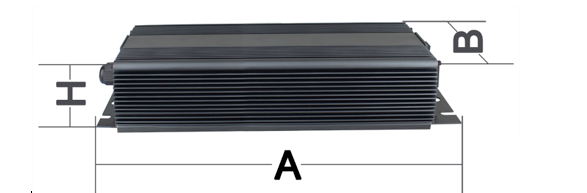 Hydropinic 630W Twin Output 315Wx2 Dual Dimmable CMH Digital Electronic Ballast for Garden and Greenhouse