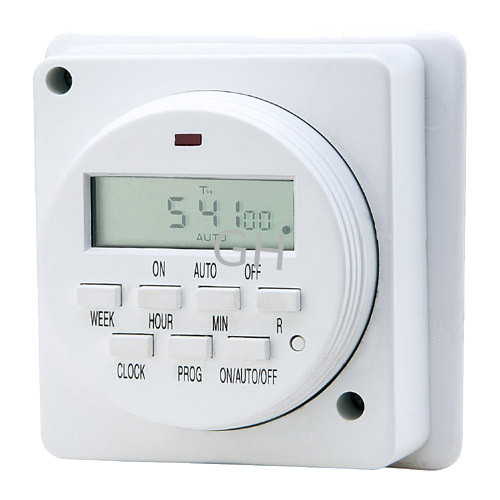 Wall Mounted Outlet Digital Light Timers 230V , Plug Timer Switch For