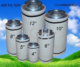 China 12&quot; Hydroponics air activated carbon filter supplier