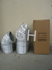China 4&quot;-12&quot; Non-insulated aluminum air flexible duct supplier
