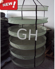 China Hydroponics grow tent 6 tiers mesh hanging dry net/rack supplier