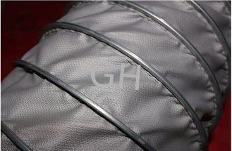 China 8”High-temperature Resistant And High Pressure Nylon Canvas Flexible Ventilation Duct supplier