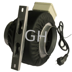China Hot Sell Ceiling Mounted 4 inch Inline Duct Fan for Hydroponics System with External Rotor Motor supplier