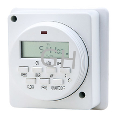 China Cheapest Wall Mounted Digital Plug Timer Light Timers for Lights Time Switches Socket Timer supplier