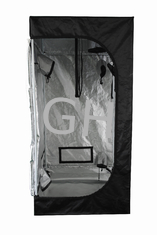 China 100×100×180cm Portable Home Black Growtent Mylar Grow Tent For Hydroponics Flower supplier