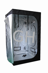 China Indoor Complete Grow Tent Kits / Indoor Plant Growth Dark Room Canada With 600D Black Canvas supplier