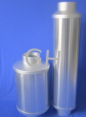 China High Temperature Resistant Inline Duct Fan 8” Air Duct Silencer For Hydroponic supplier
