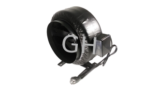 China 10 Inch IP44 Energy Saving Inline Booster Fan with Low Noise for Indoor Hydroponic Greenhouse Growth supplier