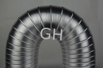 China OEM Transparent Flexible Semi-rigid Aluminum Duct Hose Tube With Easy Installation supplier