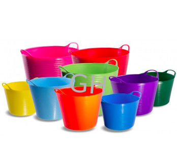 12 / 25 / 35 / 42 Liter Colorful Plastic Shopping Basket with Two-handle for Indoor and Outdoor supplier